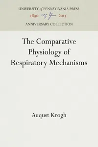 The Comparative Physiology of Respiratory Mechanisms_cover