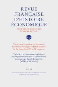 Théorie et performance empirique : paradigme économique et performance économique dans le long terme_cover