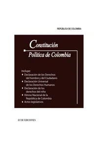 Constitución política de Colombia - 1ra edición_cover