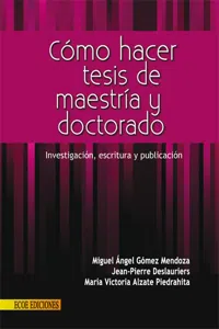 Cómo hacer tesis de maestría y doctorado_cover