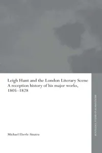 Leigh Hunt and the London Literary Scene_cover