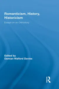 Romanticism, History, Historicism_cover