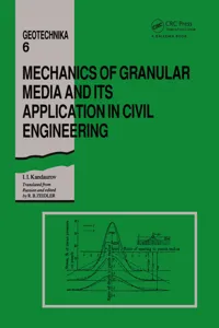 Mechanics of Granular Media and Its Application in Civil Enginenering_cover