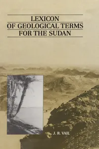 Lexicon of Geological Terms for the Sudan_cover