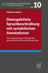 Datengeleitete Sprachbeschreibung mit syntaktischen Annotationen_cover