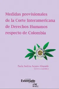 Medidas provisionales de la Corte Interamericana de Derechos Humanos respecto de Colombia_cover