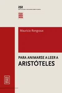 Para animarse a leer a Aristóteles_cover