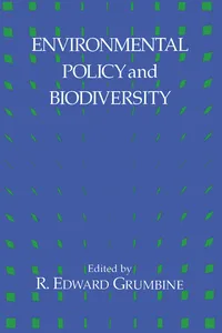 Environmental Policy and Biodiversity_cover