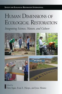 Human Dimensions of Ecological Restoration_cover