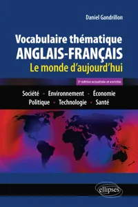 Vocabulaire thématique anglais-français 3e édition actualisée et enrichie - 3e édition_cover
