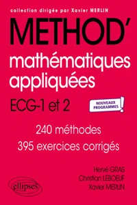 Mathématiques appliquées - ECG 1re et 2e années - Nouveaux programmes_cover