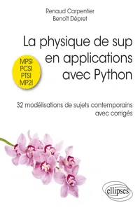 La physique de sup en applications avec Python_cover