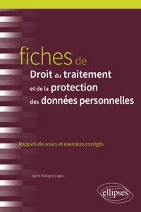 Fiches de Droit du traitement et de la protection des données personnelles_cover