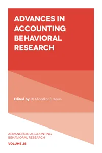 Advances in Accounting Behavioral Research_cover