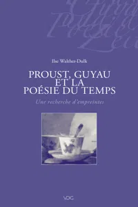 Proust, Guyau et la Poésie du Temps_cover