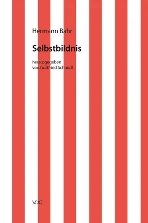 Hermann Bahr / Selbstbildnis