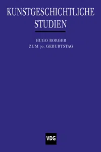 Kunstgeschichtliche Studien_cover