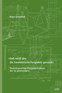 "Daß wirdt also die Geometrische Perspektiv genandt"_cover