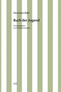 Hermann Bahr / Buch der Jugend_cover