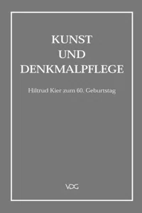 Kunst und Denkmalpflege_cover