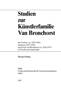 Studien zur Künstlerfamilie Van Bronchorst_cover