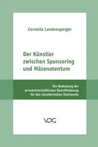 Der Künstler zwischen Sponsoring und Mäzenatentum_cover