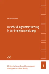 Entscheidungsunterstützung in der Projektentwicklung_cover