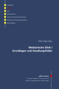 Medizinische Ethik I_cover