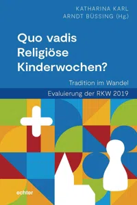 Quo vadis Religiöse Kinderwochen?_cover