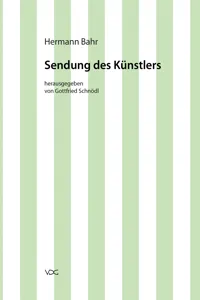 Hermann Bahr / Sendung des Künstlers_cover