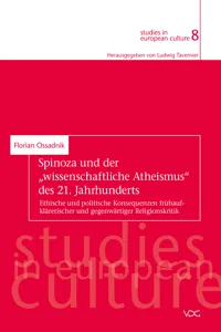 Spinoza und der "wissenschaftliche Atheismus" des 21. Jahrhunderts_cover