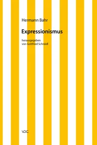 Hermann Bahr / Expressionismus_cover