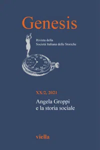 Genesis. Rivista della Società italiana delle storiche Vol. 20/2_cover