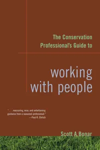 The Conservation Professional's Guide to Working with People_cover