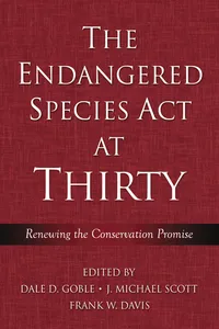 The Endangered Species Act at Thirty_cover