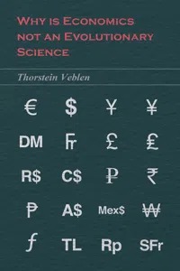 Why is Economics not an Evolutionary Science_cover