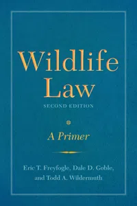 Wildlife Law, Second Edition_cover