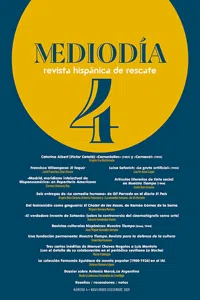 Mediodía. Revista hispánica de rescate 4_cover