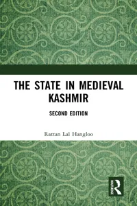 The State in Medieval Kashmir_cover