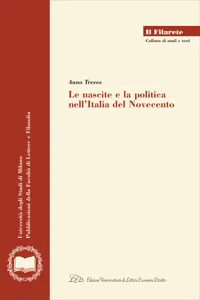 Le Nascite e la Politica nell'Italia del Novecento_cover