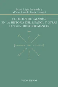 El orden de palabras en la historia del español y otras lenguas iberromances_cover