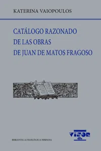 Catálogo razonado de las obras de Juan de Matos Fragoso_cover