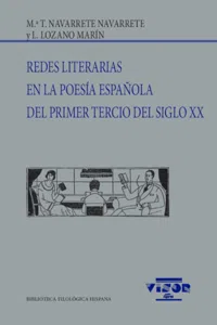 Redes literarias en la poesía española del primer tercio del siglo XX_cover