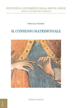 Il consenso matrimoniale