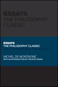Essays by Montaigne_cover