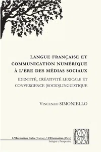 Langue française et communication numérique à l'ère des médias sociaux_cover