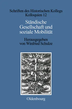 Ständische Gesellschaft und Soziale Mobilität