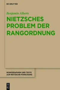 Nietzsches Problem der Rangordnung_cover