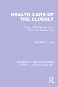 Health Care of the Elderly_cover