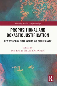 Propositional and Doxastic Justification_cover